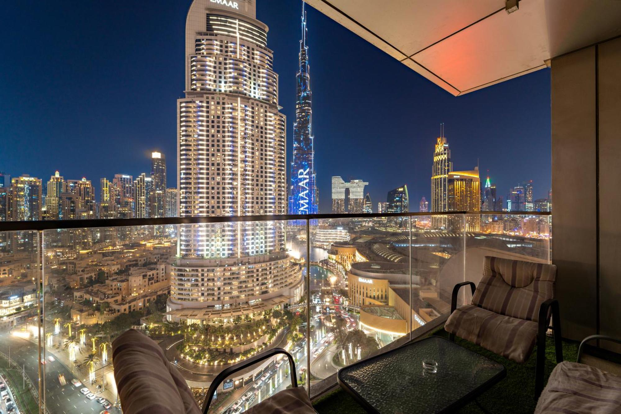 First Class 2Br With Full Burj Khalifa And Fountain View Дубай Экстерьер фото