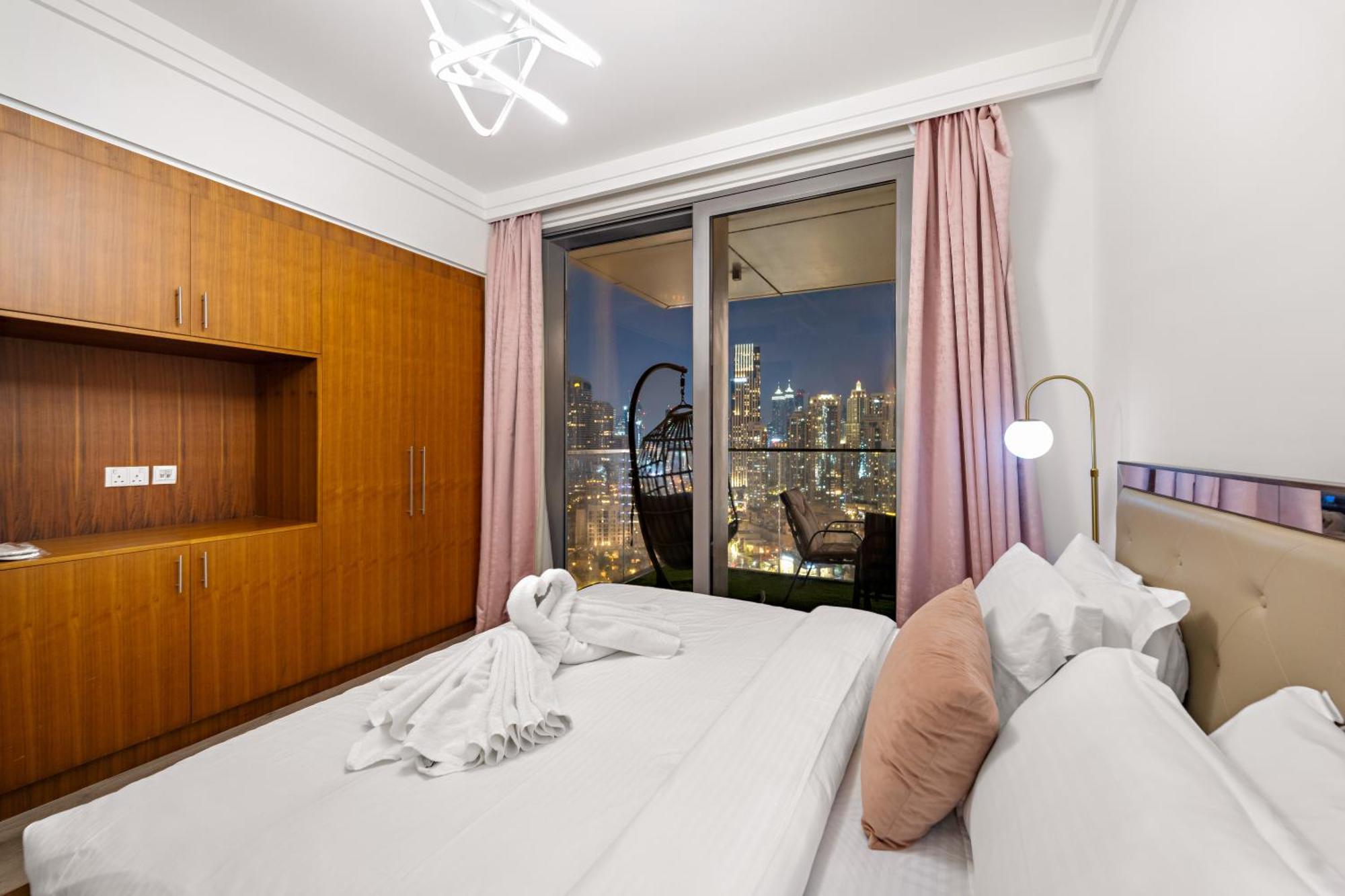First Class 2Br With Full Burj Khalifa And Fountain View Дубай Экстерьер фото